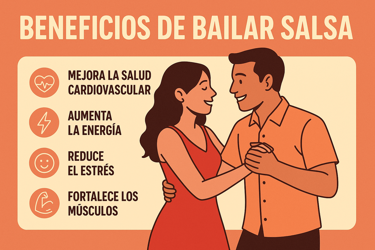 Beneficios de bailar salsa